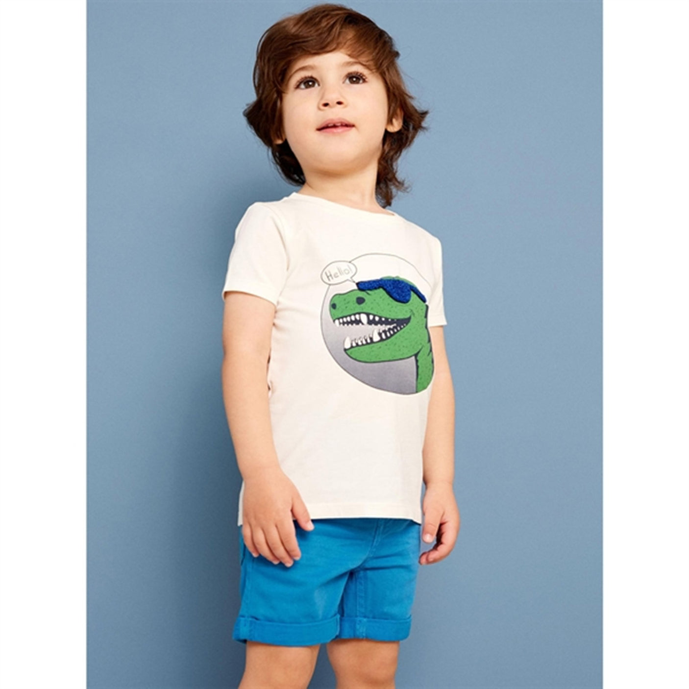 Name it French Blue Sofus Twill Shorts