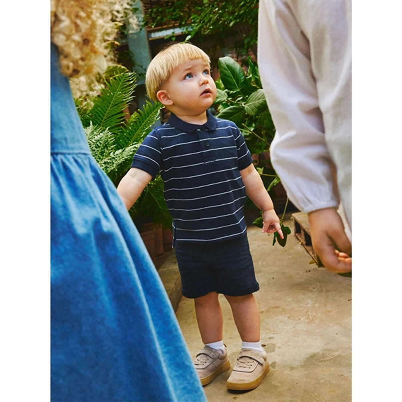 Name it Dark Sapphire Ryan Dots Twill Shorts