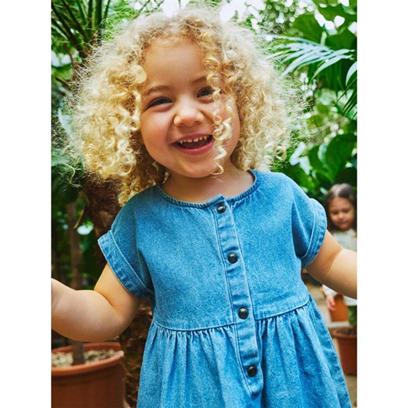 Name it Medium Blue Denim Freja Denim Dress