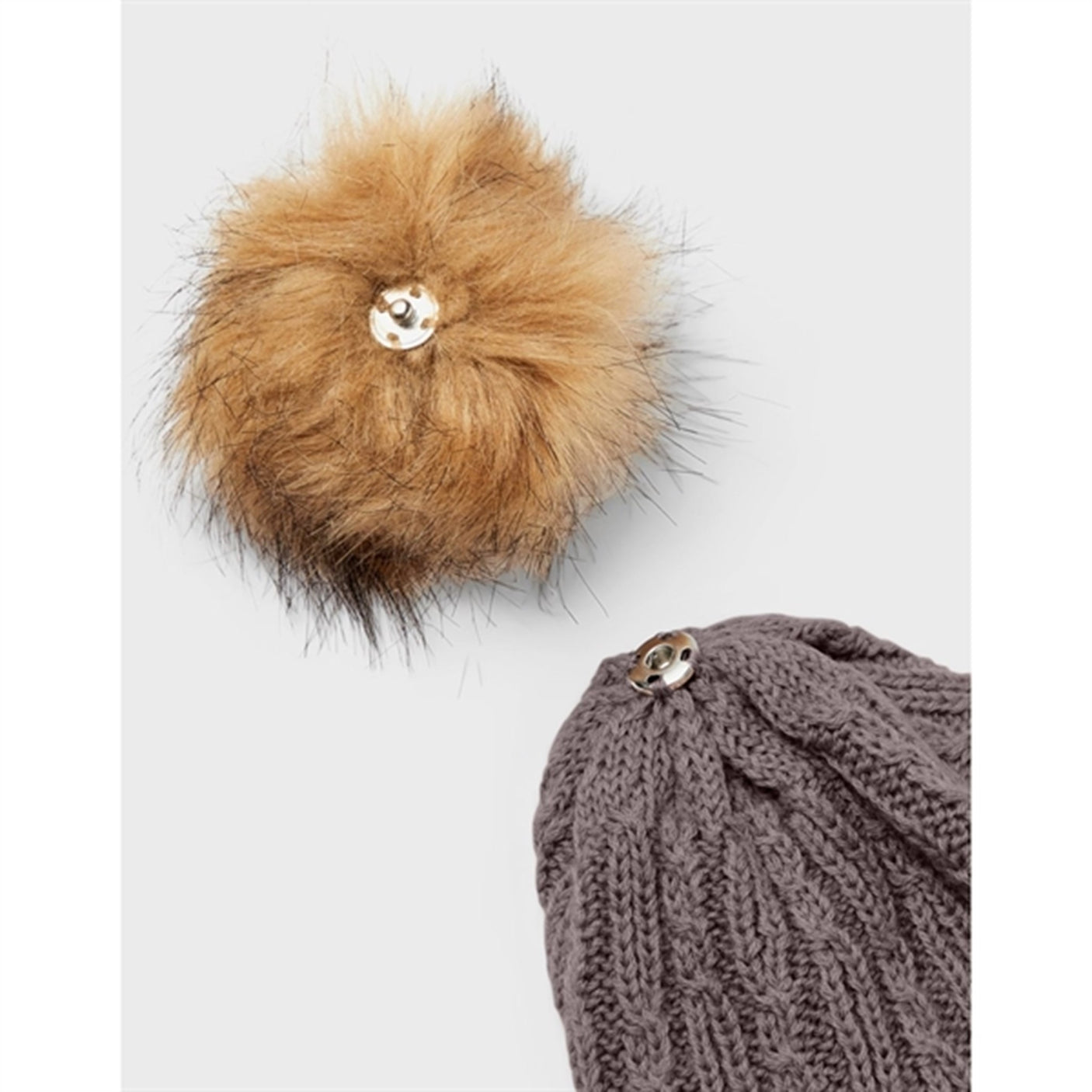 Name it Peppercorn Wrilla Wool Knit Hat