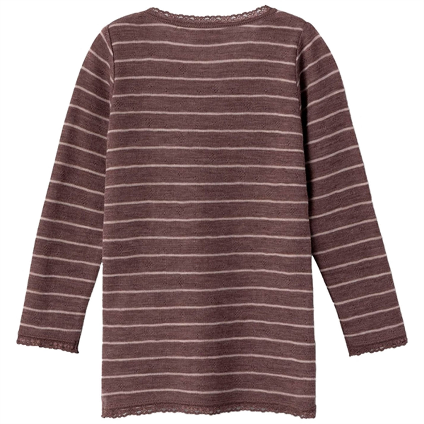 Name it Peppercorn Stripes Wang Wool Needle Blouse Noos