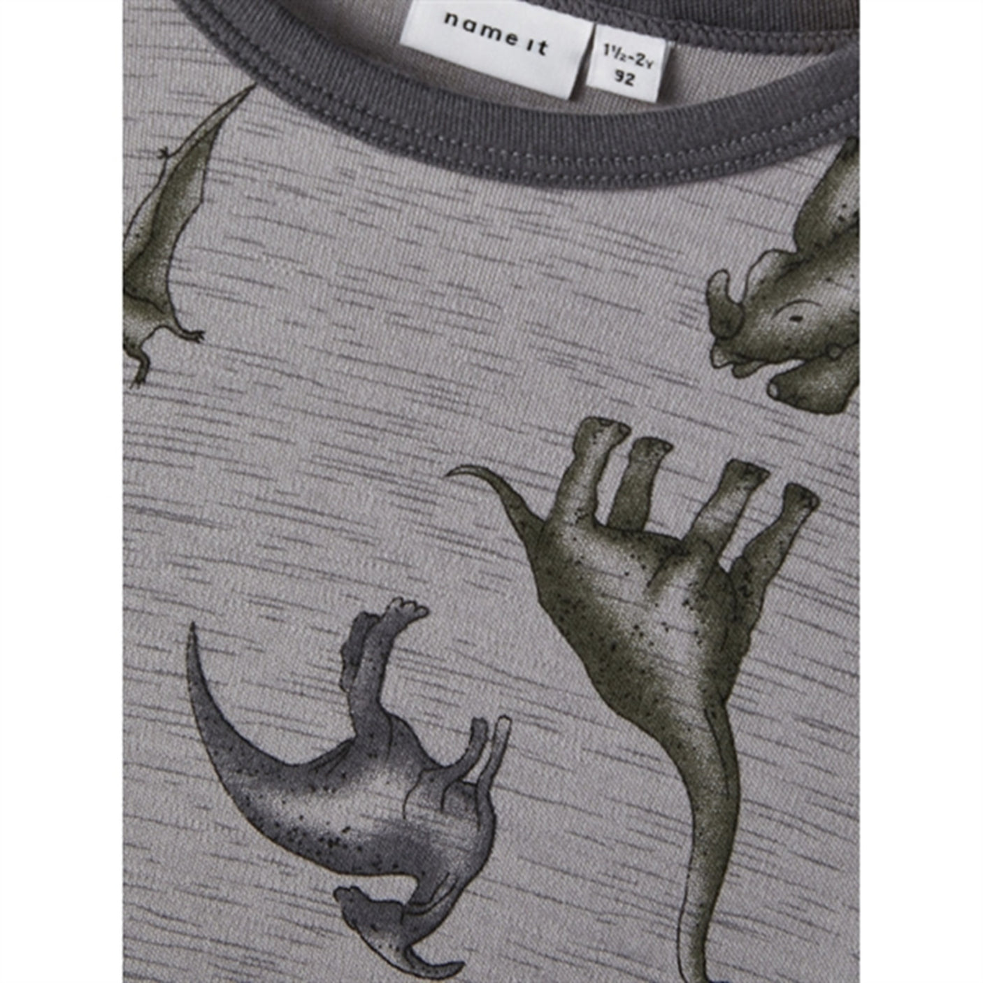 Name it Silver Filigree Aop Willow Wool Blouse AOP