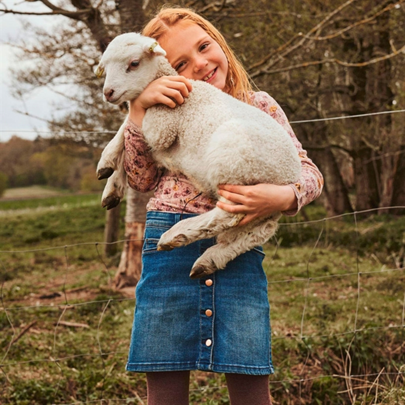 Name it Sphinx Wang Wool Needle Blouse AOP