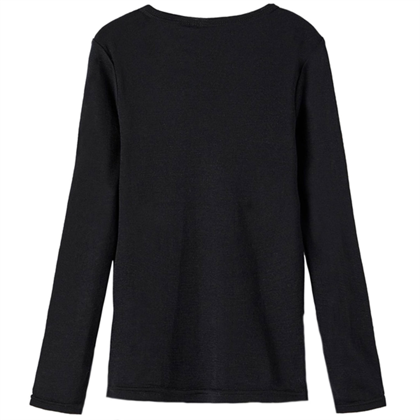 Name it Black Wang Wool Rib Blouse