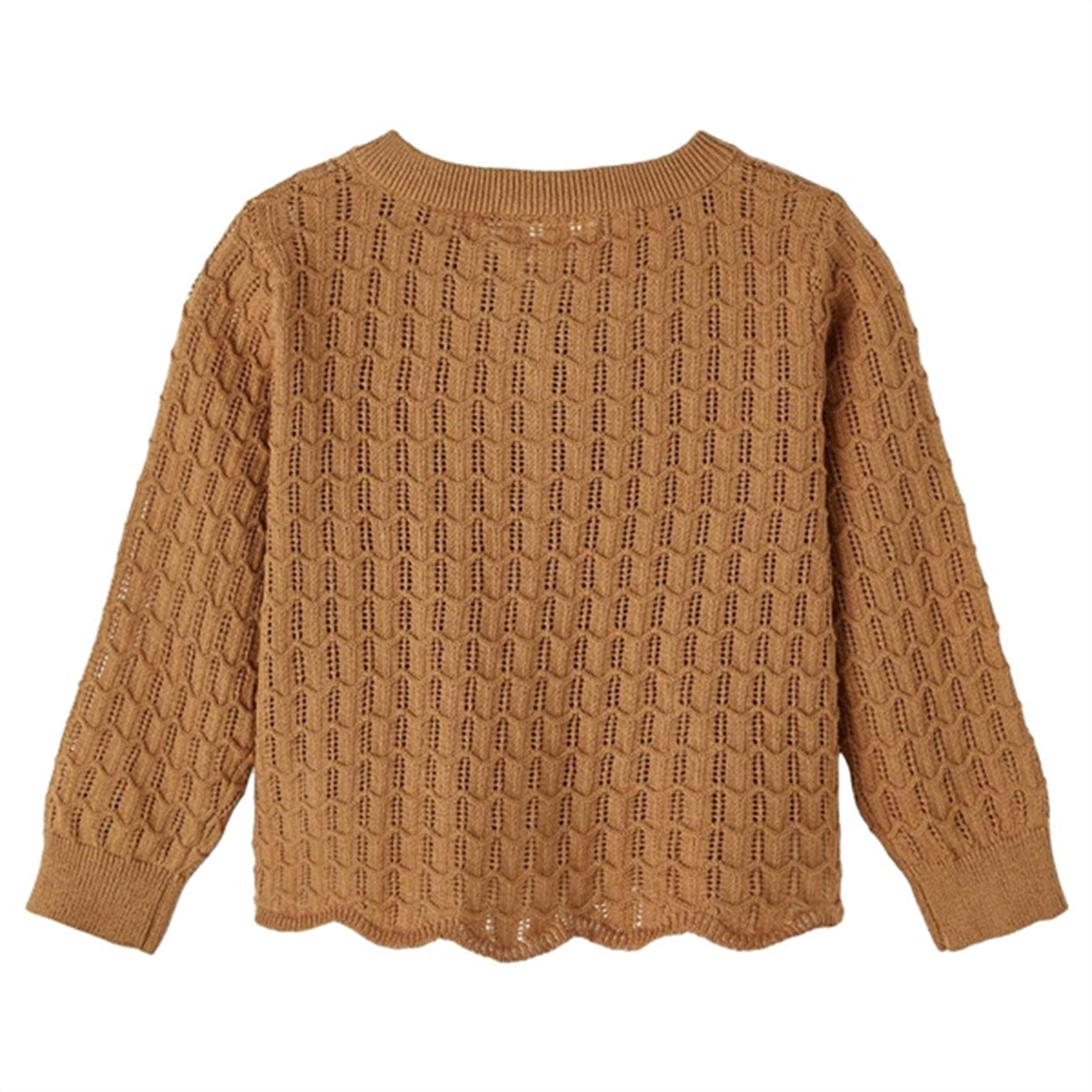 Lil'Atelier chipmunk Dija Loose Knit Cardigan