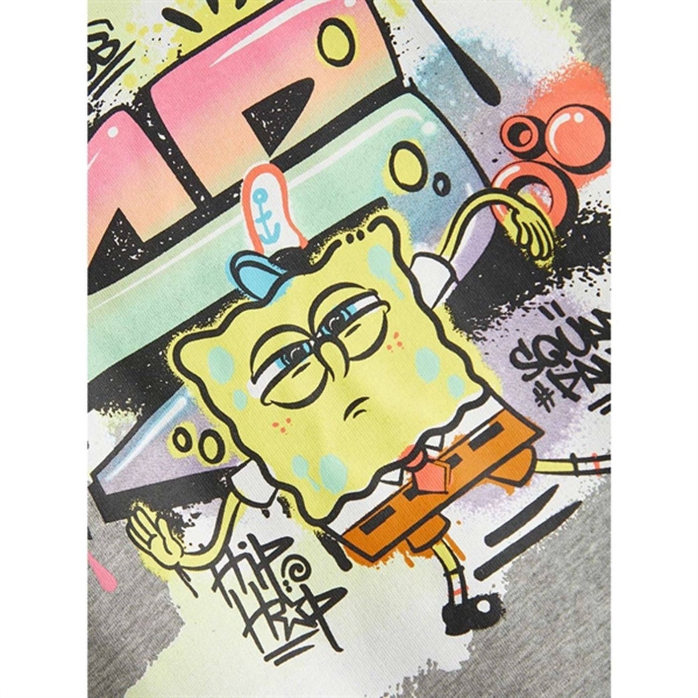 Name it Grey Melange Fyr Spongebob Sweatshirt