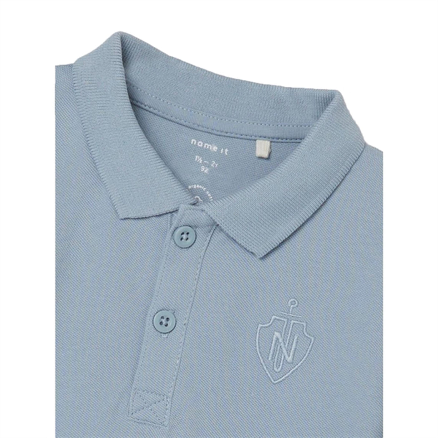 Name it Dusty Blue Frits Polo