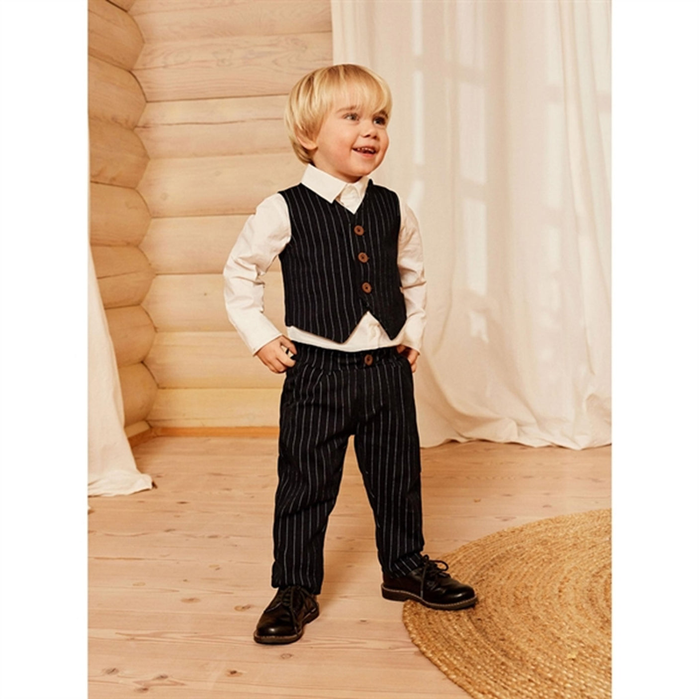 Name it Dark Sapphire Franklin Stripe Sweat Pants