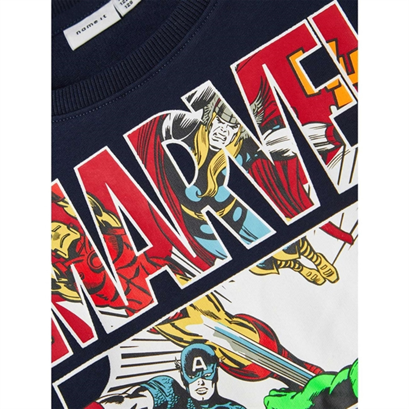 Name it Dark Sapphire Foss Marvel Sweatshirt