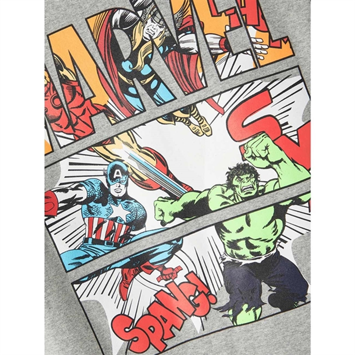 Name it Grey Melange Foss Marvel Sweatshirt