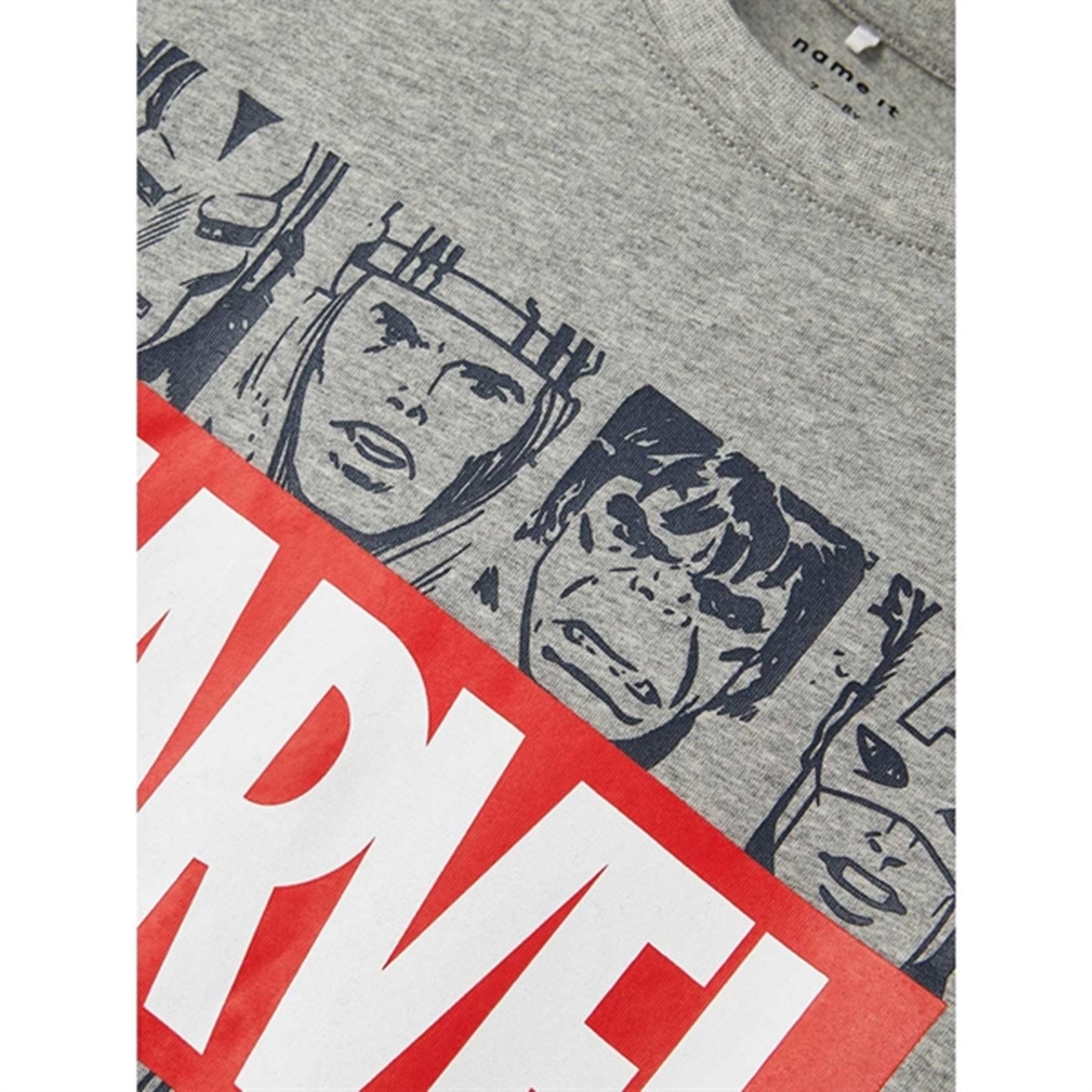 Name it Grey Melange Mackin Marvel T-Shirt