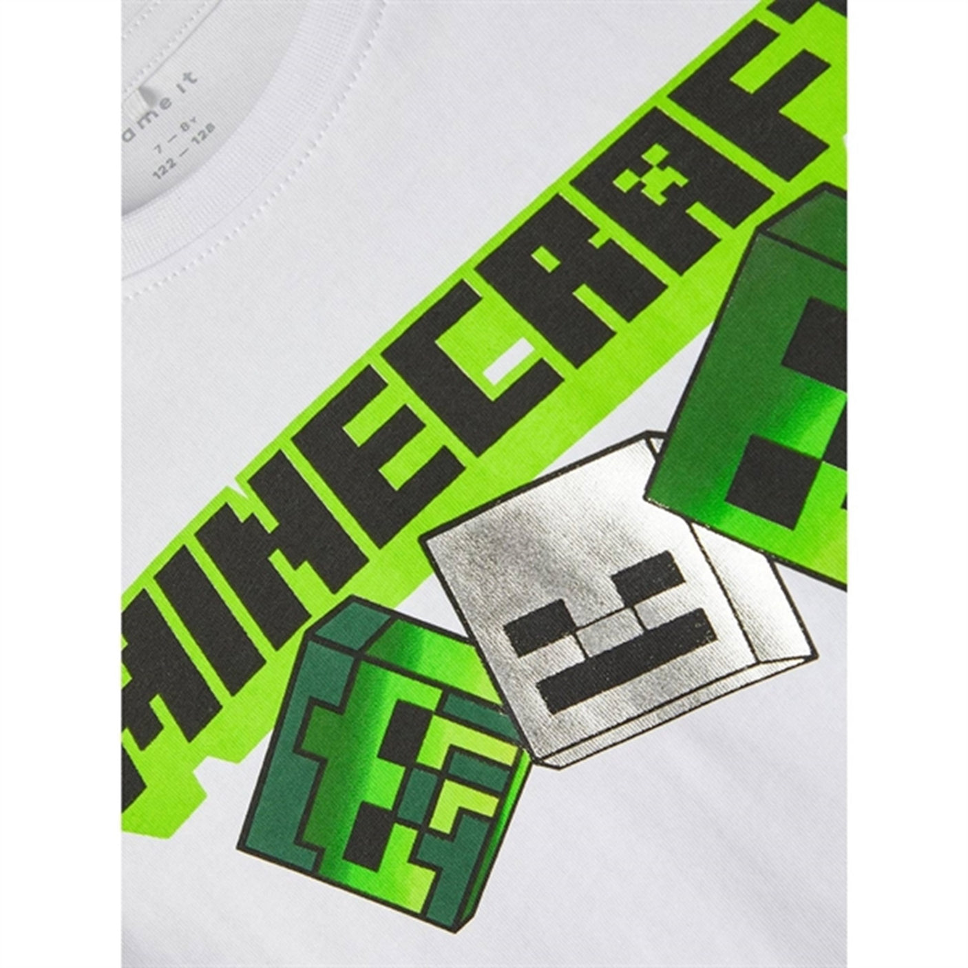 Name it Bright White Muxin Minecraft T-Shirt
