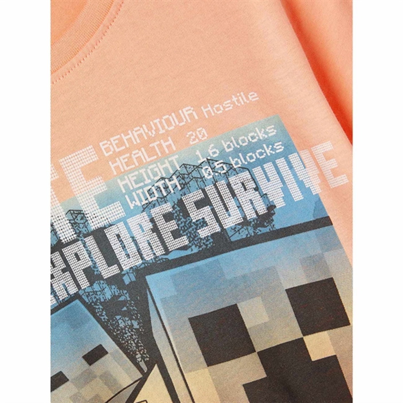 Name it Peach Nectar Major Minecraft T-Shirt