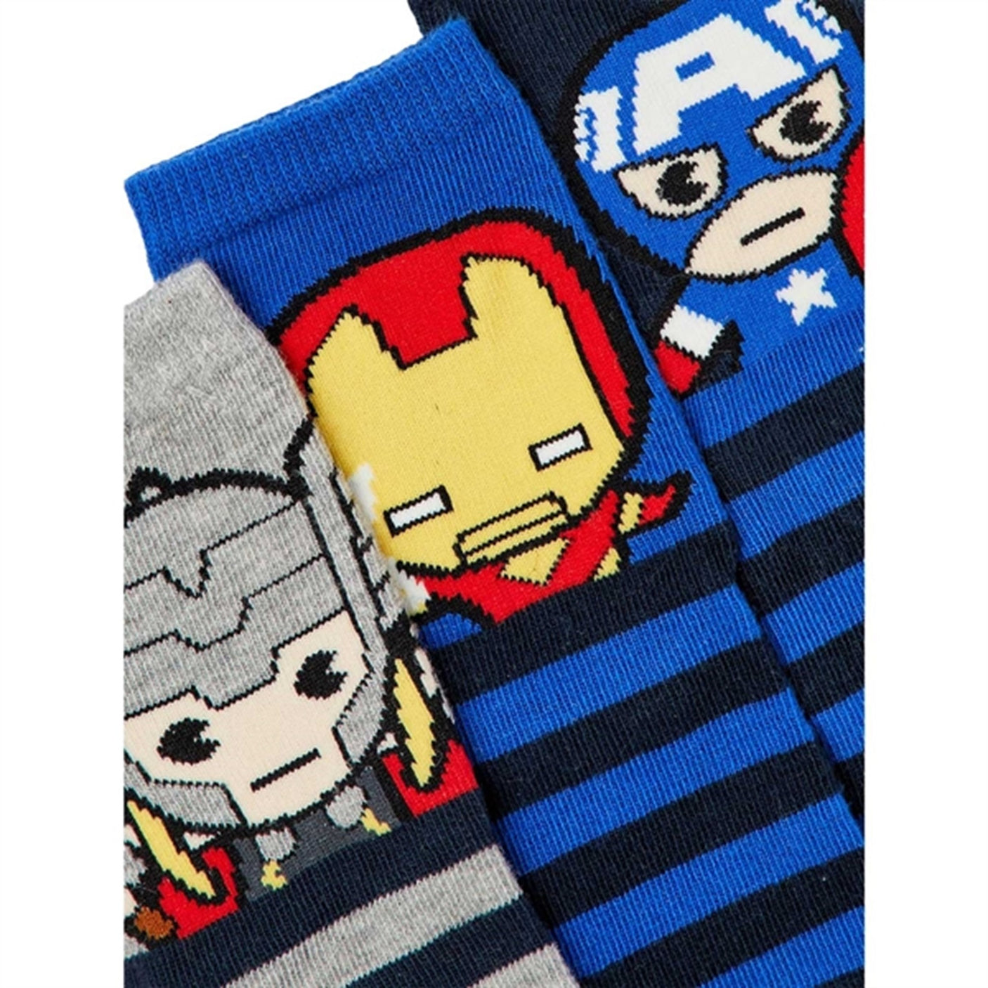 Name it Dark Sapphire Junni Marvel 3-Pack Socks