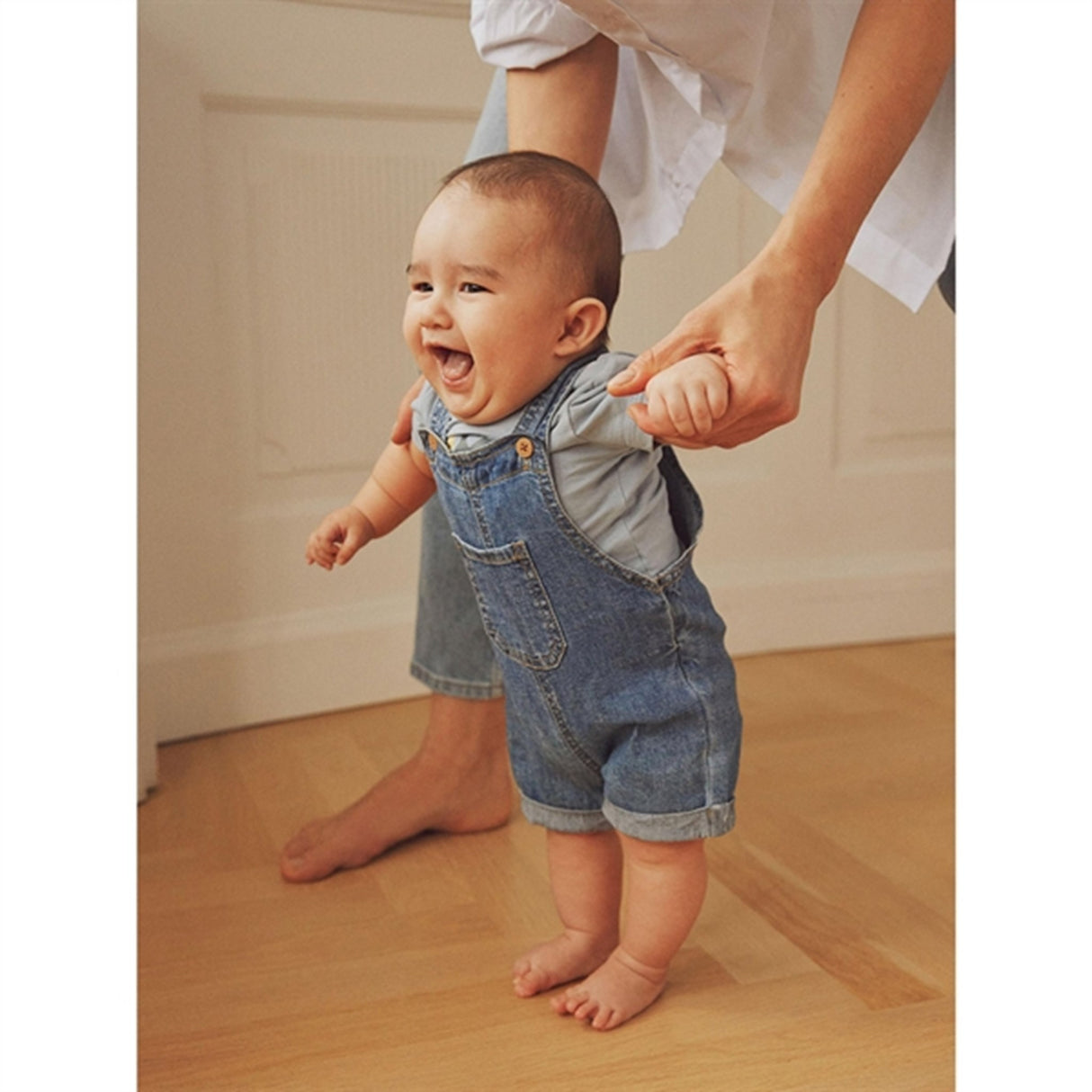 Name it Dark Blue Denim Lou Denim Shorts Overall