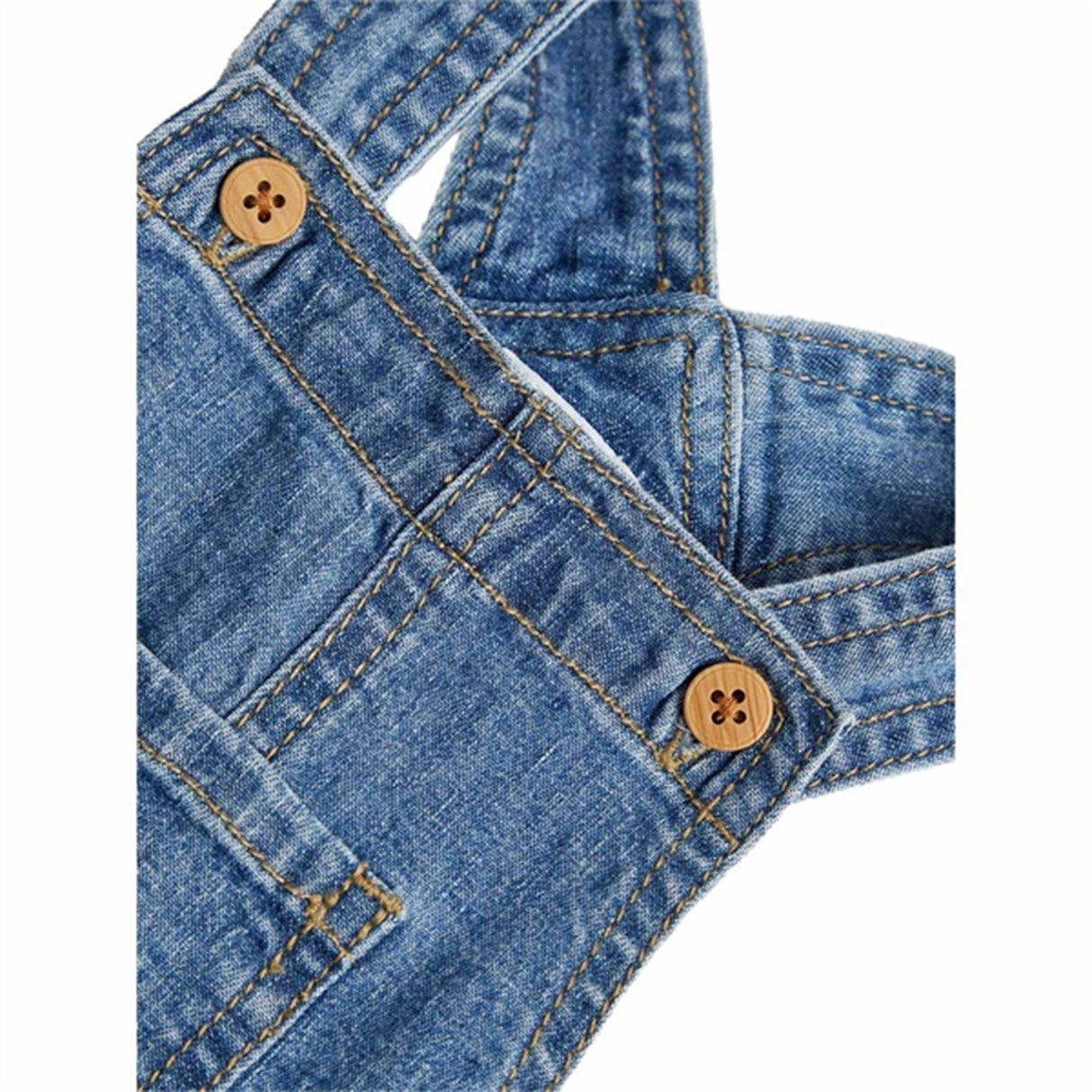 Name it Dark Blue Denim Lou Denim Shorts Overall