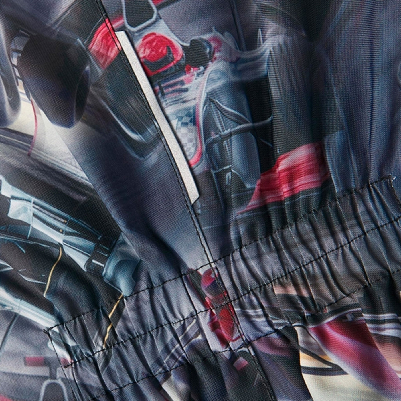 Name it Dark Sapphire Snow Snowsuit Race Car