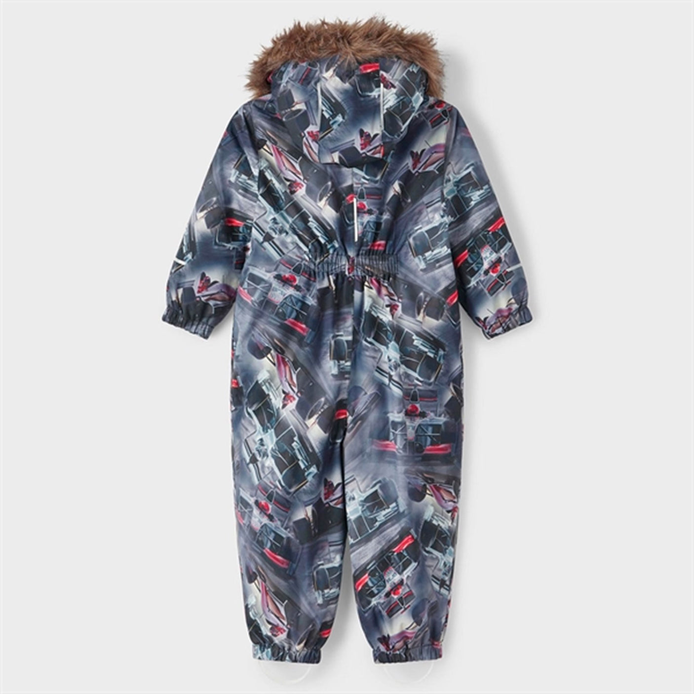 Name it Dark Sapphire Snow Snowsuit Race Car