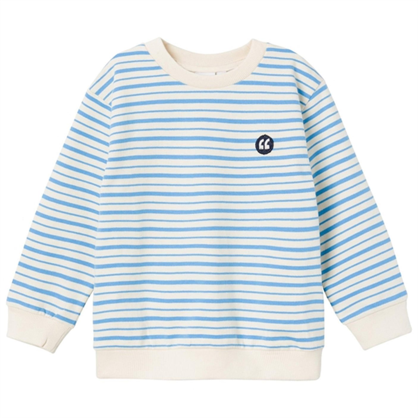 Name it Whitecap Gray All Aboard AOP Vifelix Sweatshirt