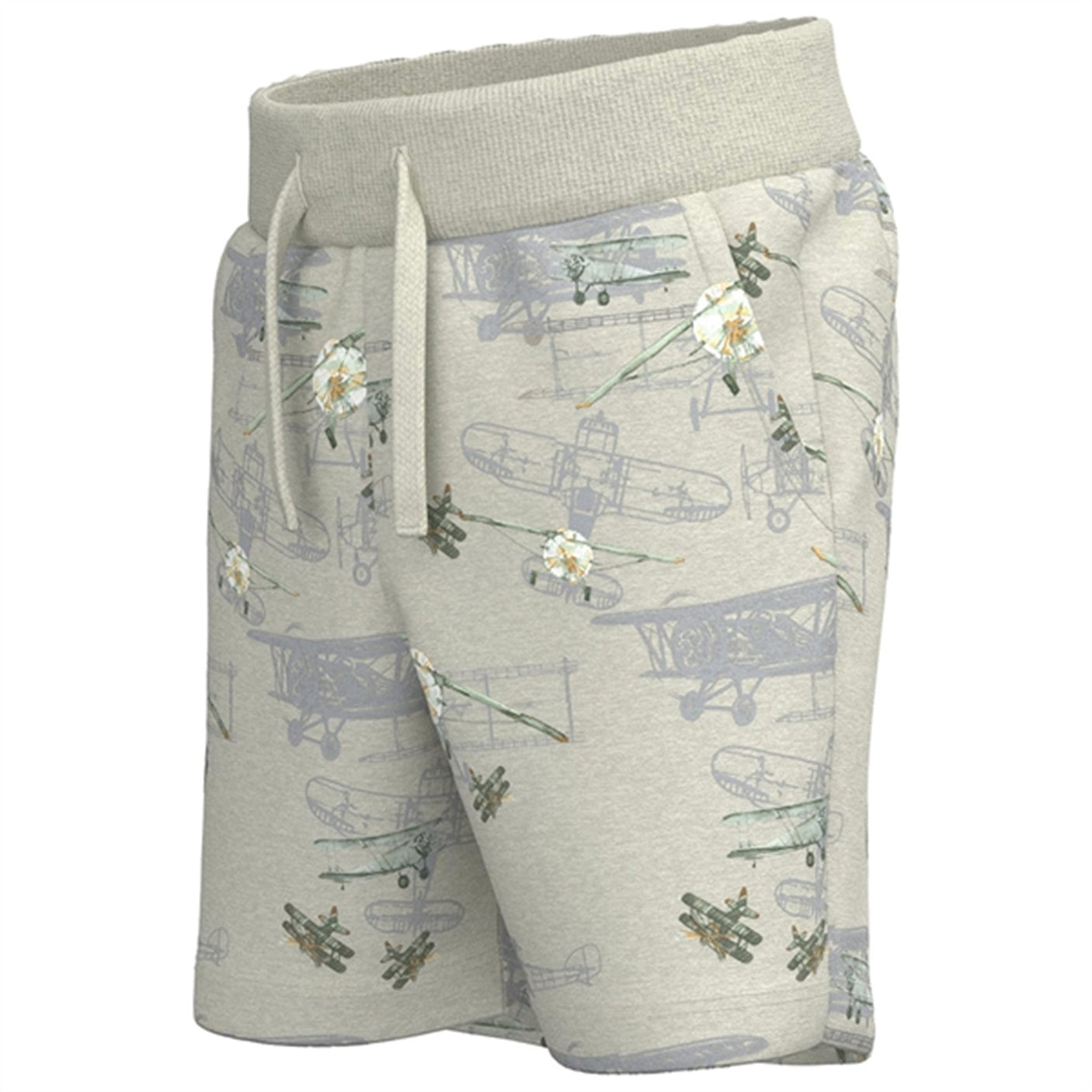 Name it Light Grey Melange Halfdan Sweat Shorts