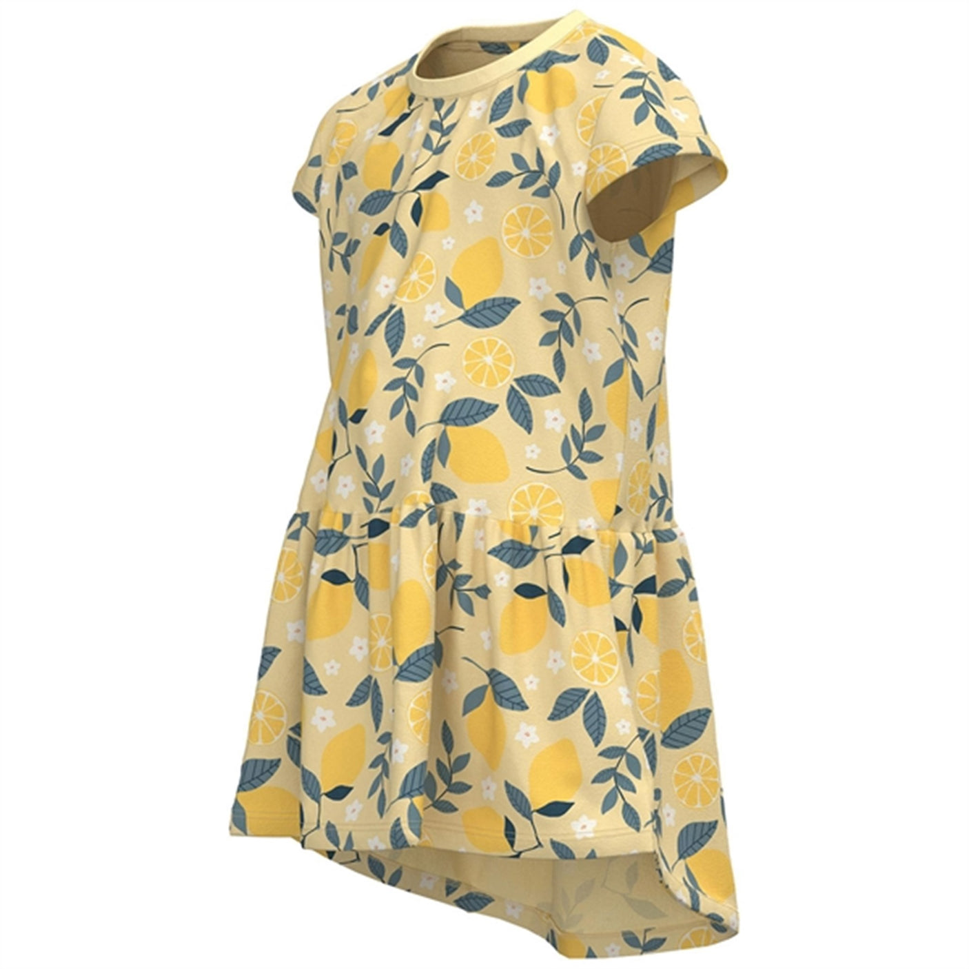 Name it Double Cream Lemon AOP Vigga Dress