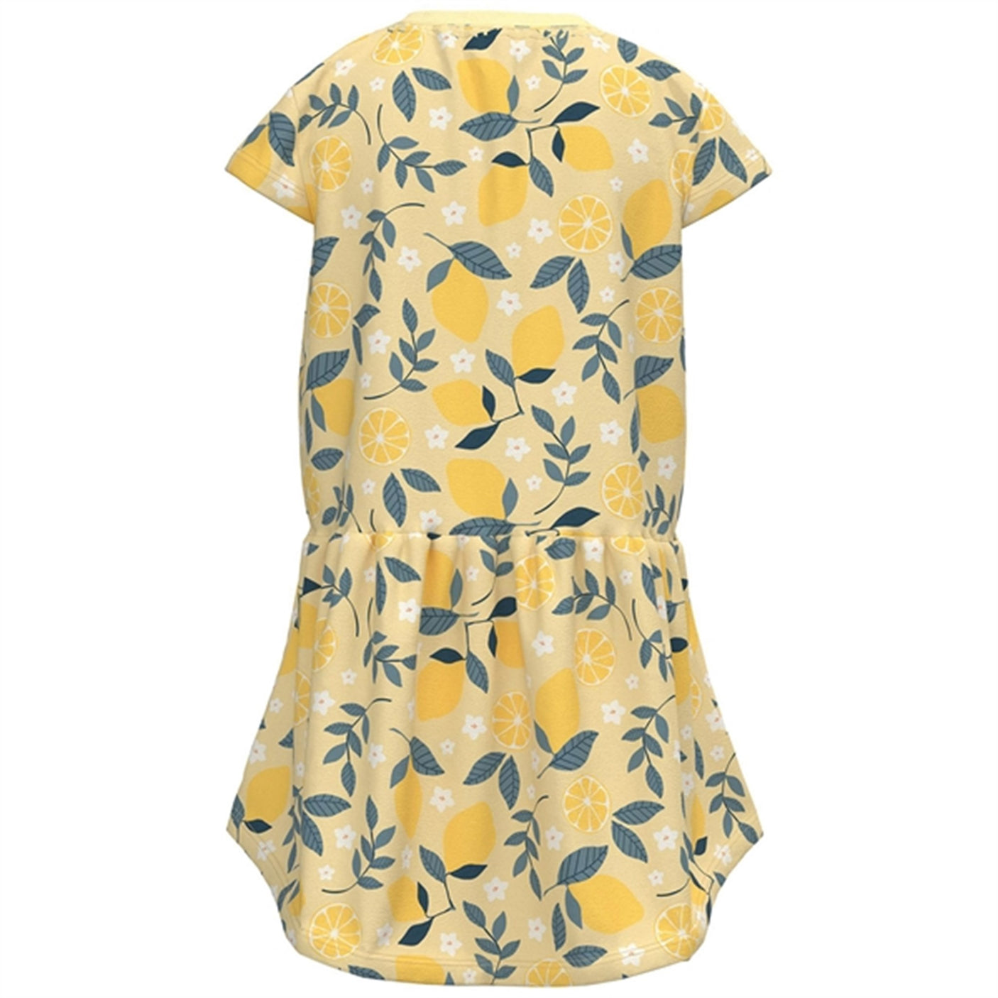 Name it Double Cream Lemon AOP Vigga Dress