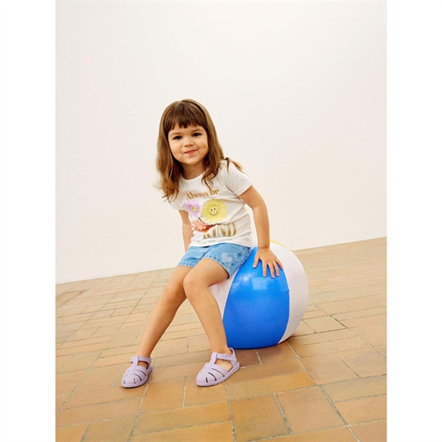 Name it Bright White Farna Happy T-Shirt