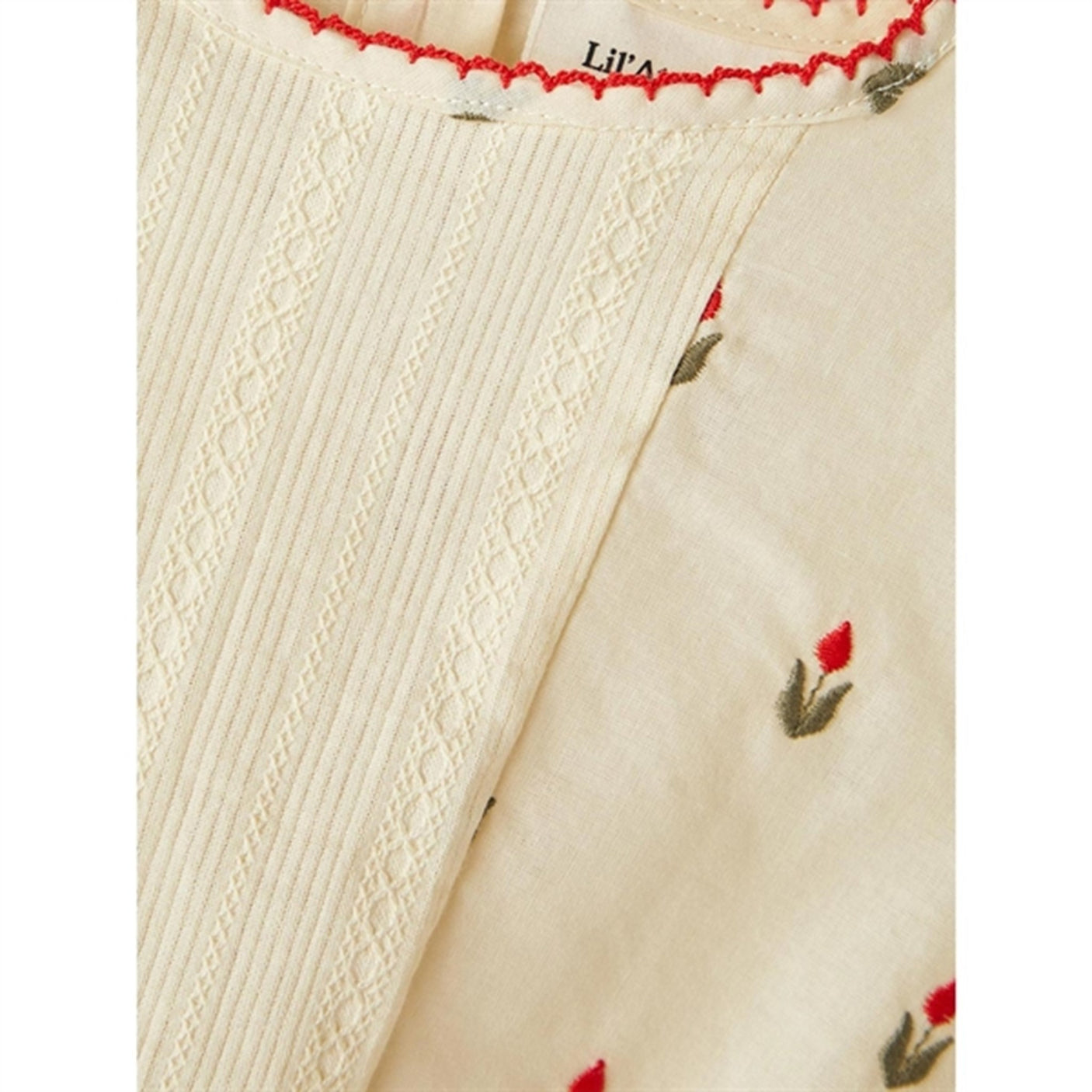 Lil'Atelier Turtledove Halma Loose Top