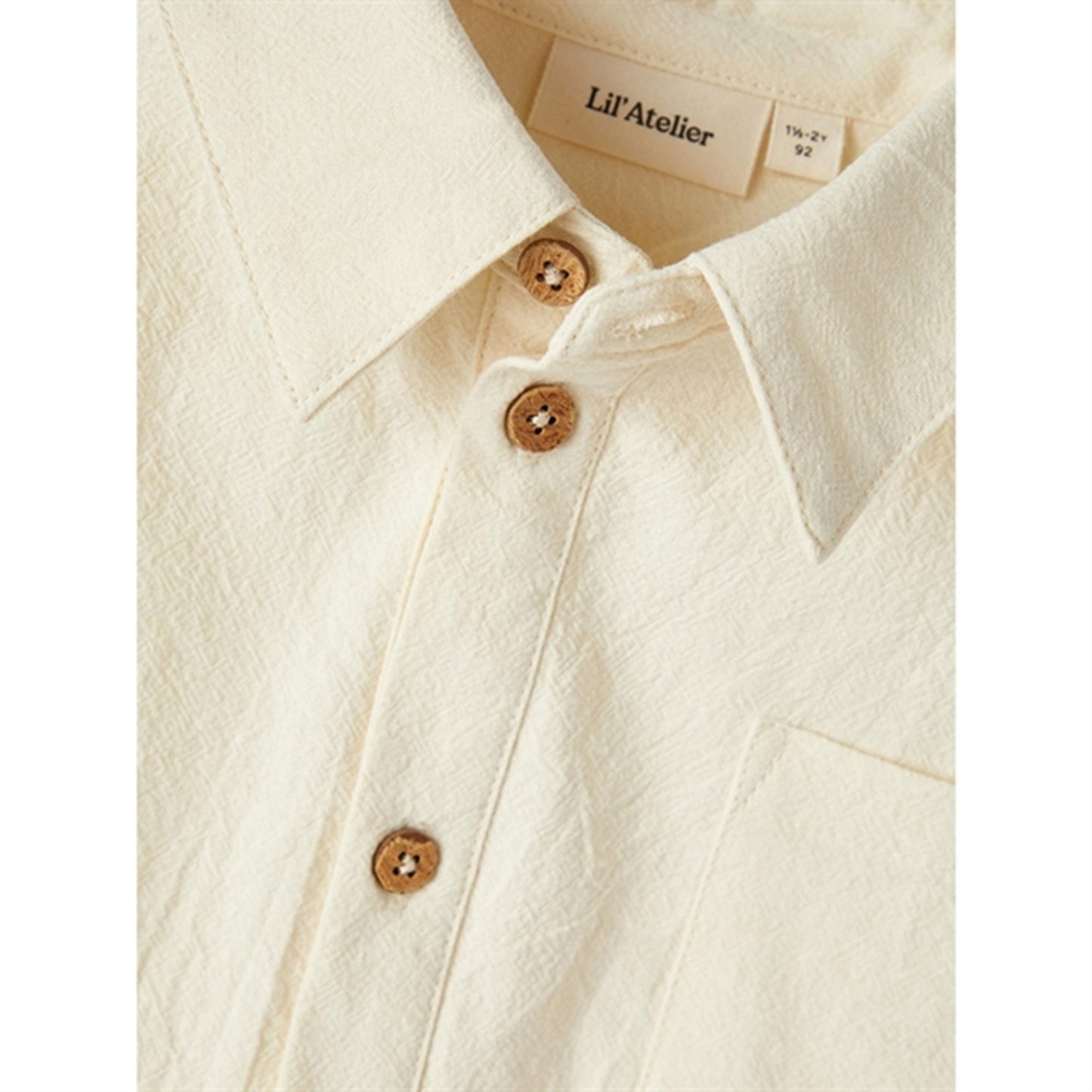 Lil'Atelier Turtledove Hadam Loose Shirt