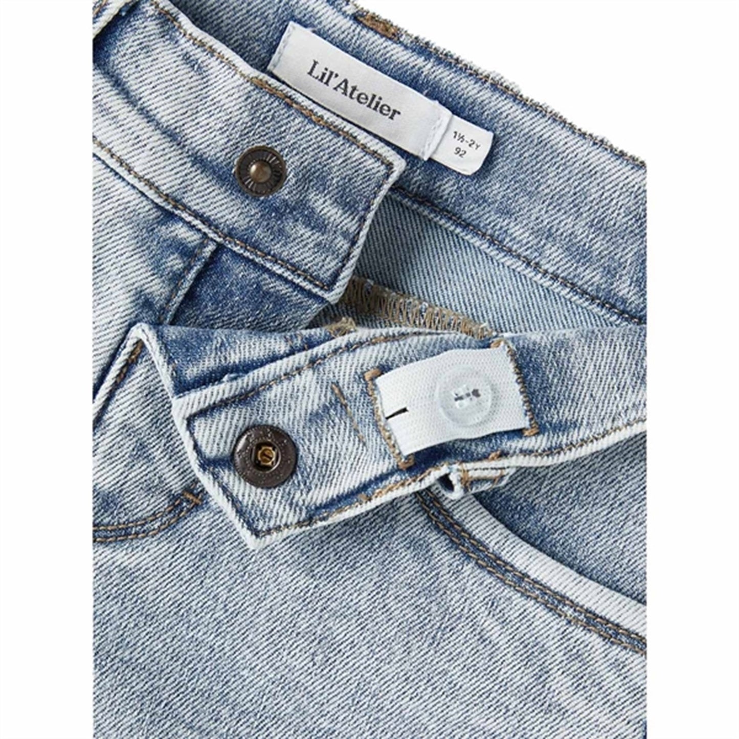 Lil'Atelier Light Blue Denim Ben Loose Denim Shorts