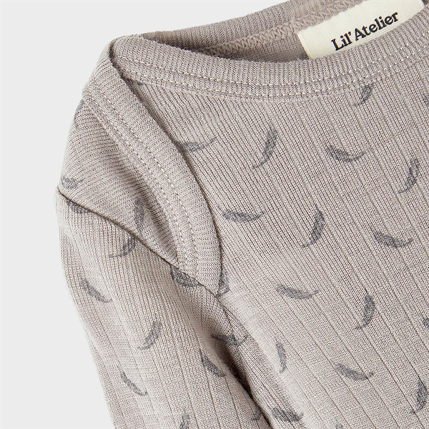 Lil'Atelier Wet Weather Fargo Slim Wool Body