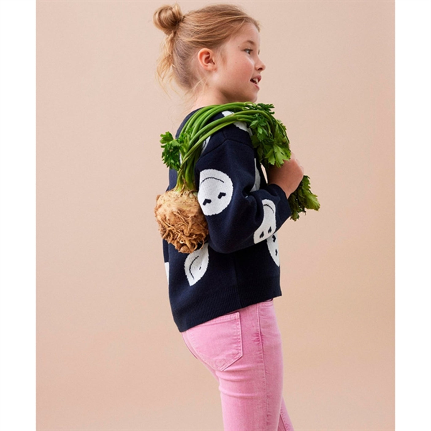 Name it Dark Sapphire Kandao Knit Blouse