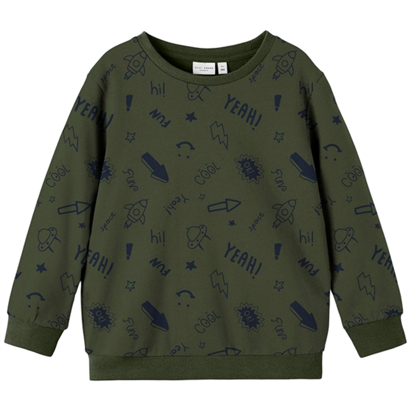 Name it Rifle Green Vifelix Loose Sweatshirt
