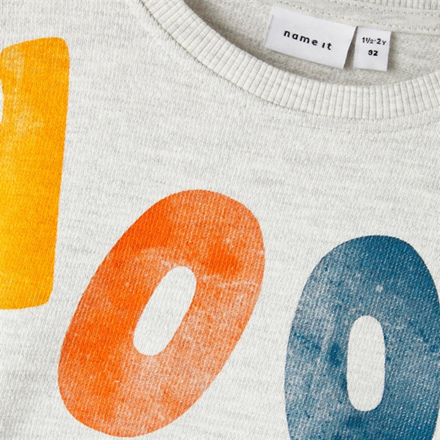 Name it Light Grey Melange Lyn Sweatshirt