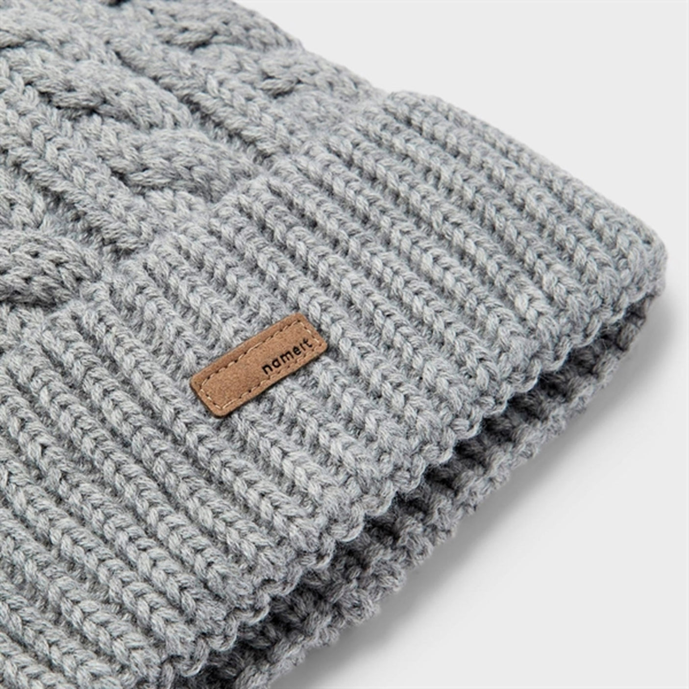 Name it Grey Melange Milo Knit Beanie