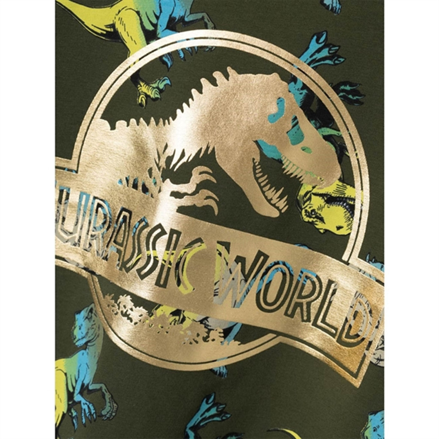 Name it Rifle Green Julle Jurassic T-Shirt