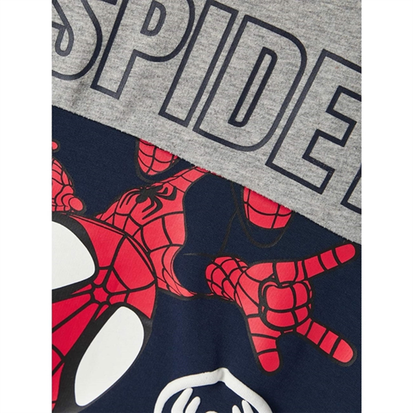 Name it Grey Melange Jubi Spidey Sweatshirt