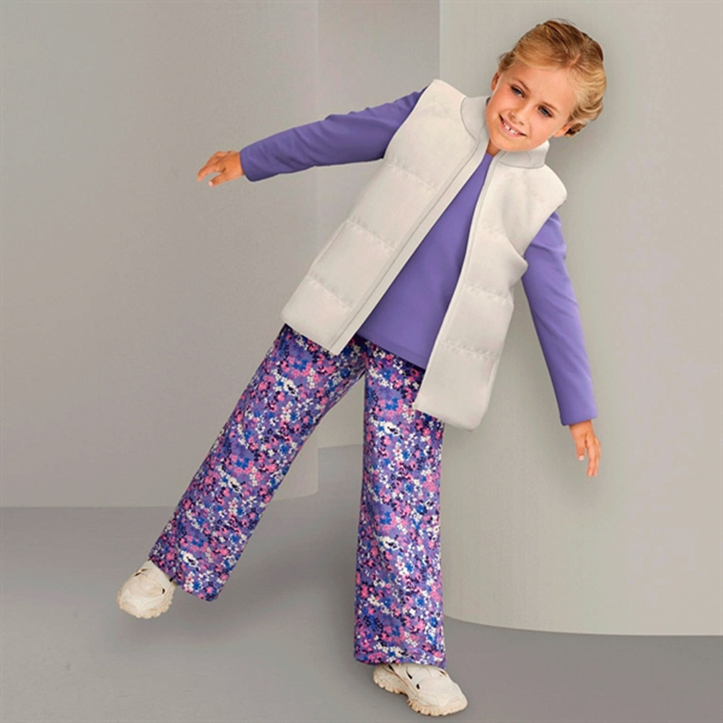 Name it Aster Purple Lilde Slim Blouse