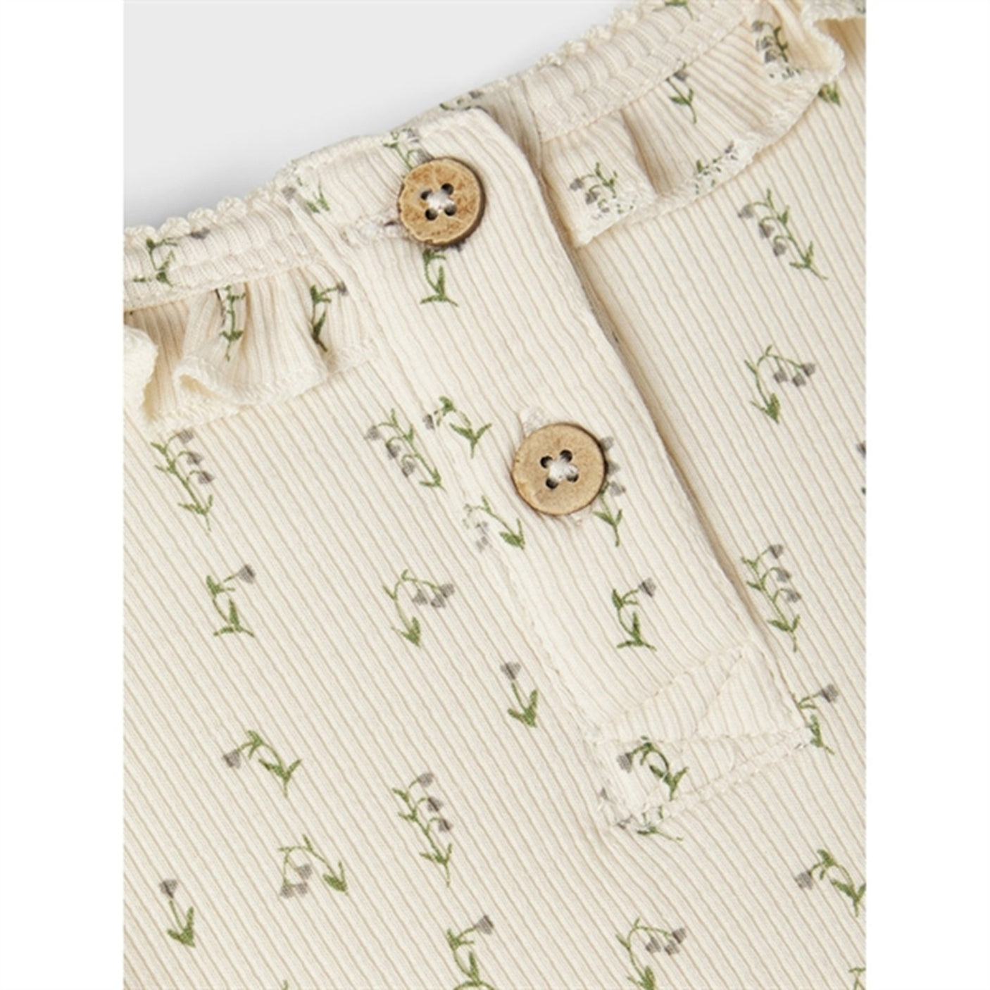 Lil'Atelier Whitecap Gray/Wet Weather Gago Slim Blouse