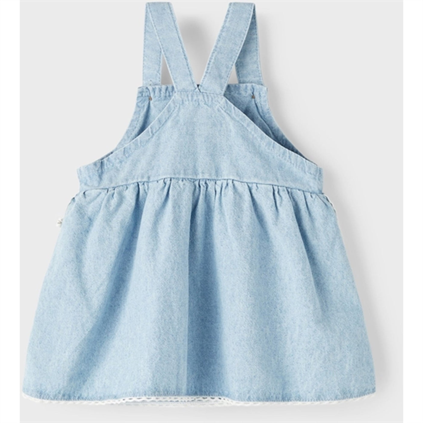Lil'Atelier Light Blue Denim Lana Loose Denim Spencer Dress