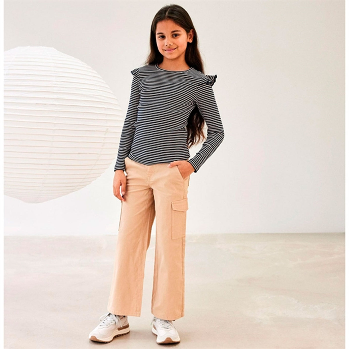 Name it Safari Rose Wide Twill Cargo Pants Noos