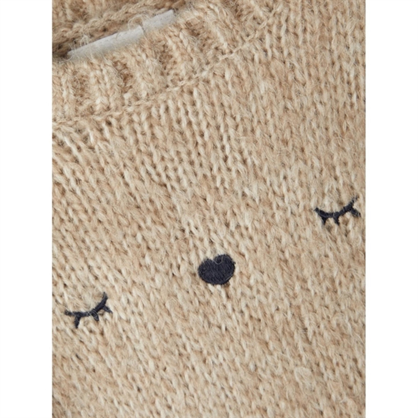 Name it Oxford Tan Olasna Knit Blouse