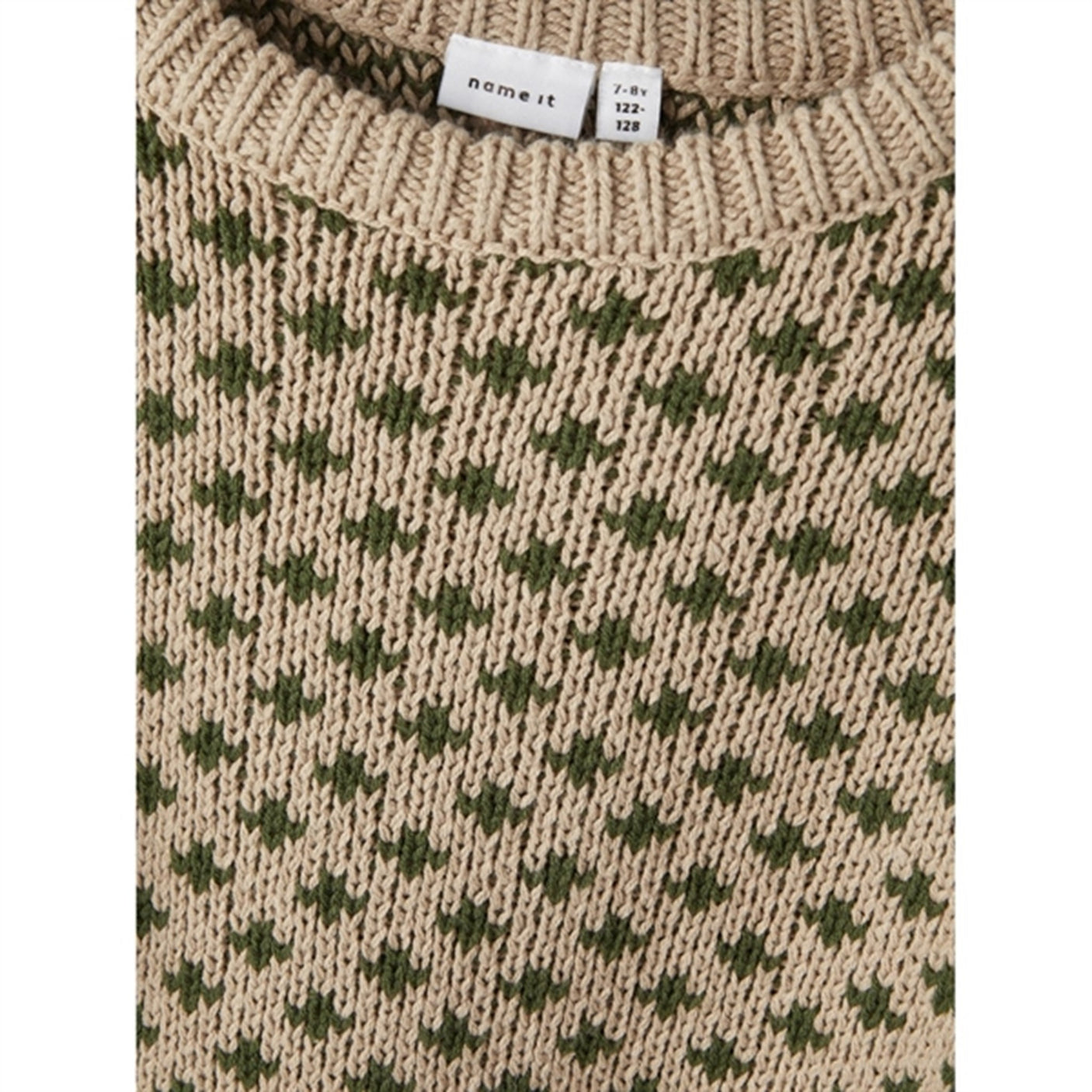 Name it Oxford Tan Onis Knit Blouse