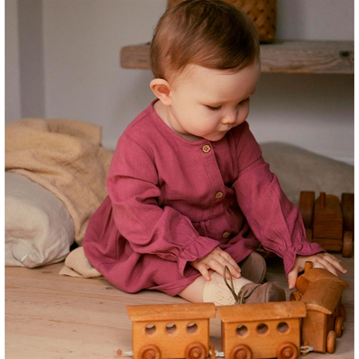 Lil'Atelier Dry Rose Heather Loose Body Dress