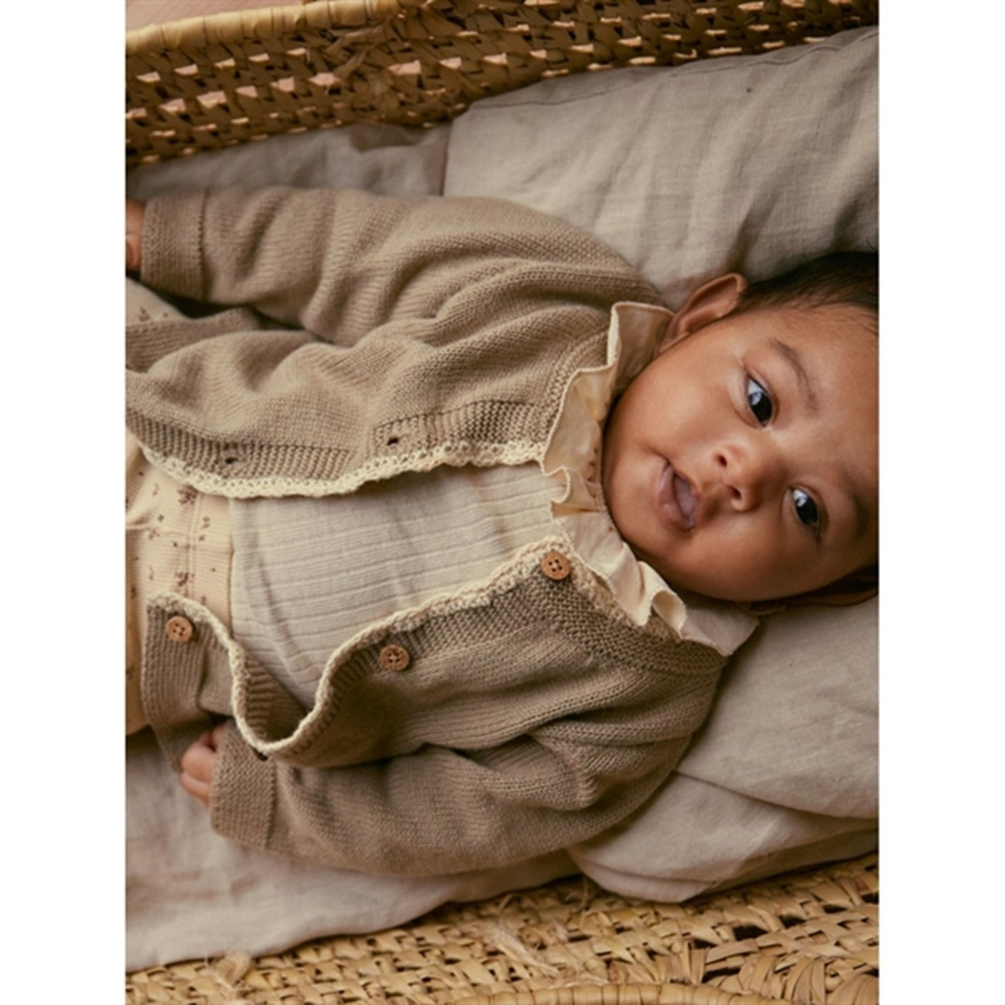 Lil'Atelier Chinchilla Emmely Knit Cardigan