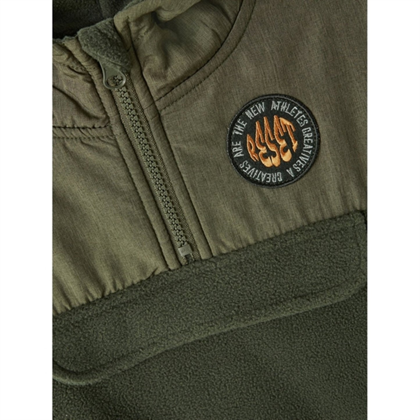 Name it Oil Green Orm Fleece Anorak