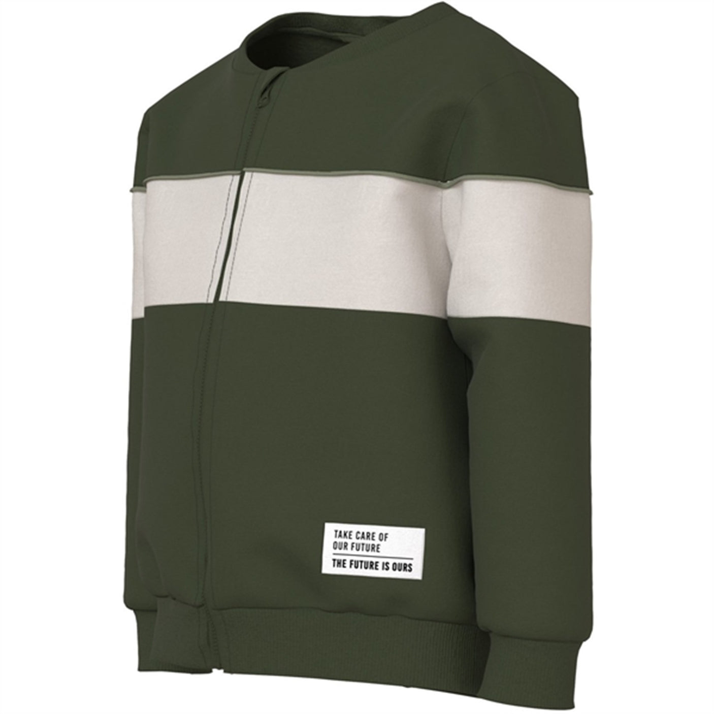 Name it Rifle Green Nulle Sweat Cardigan