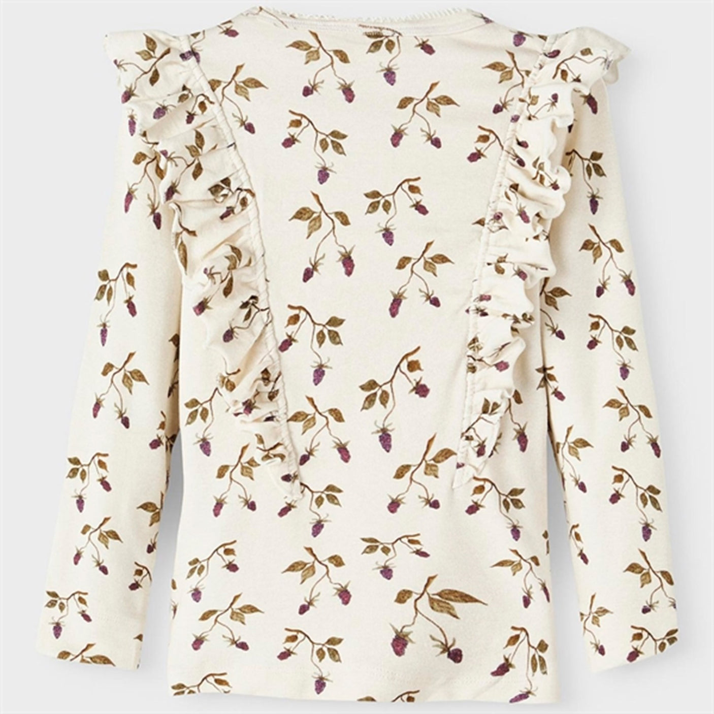Lil'Atelier Turtledove/Berry Gaya Slim Blouse