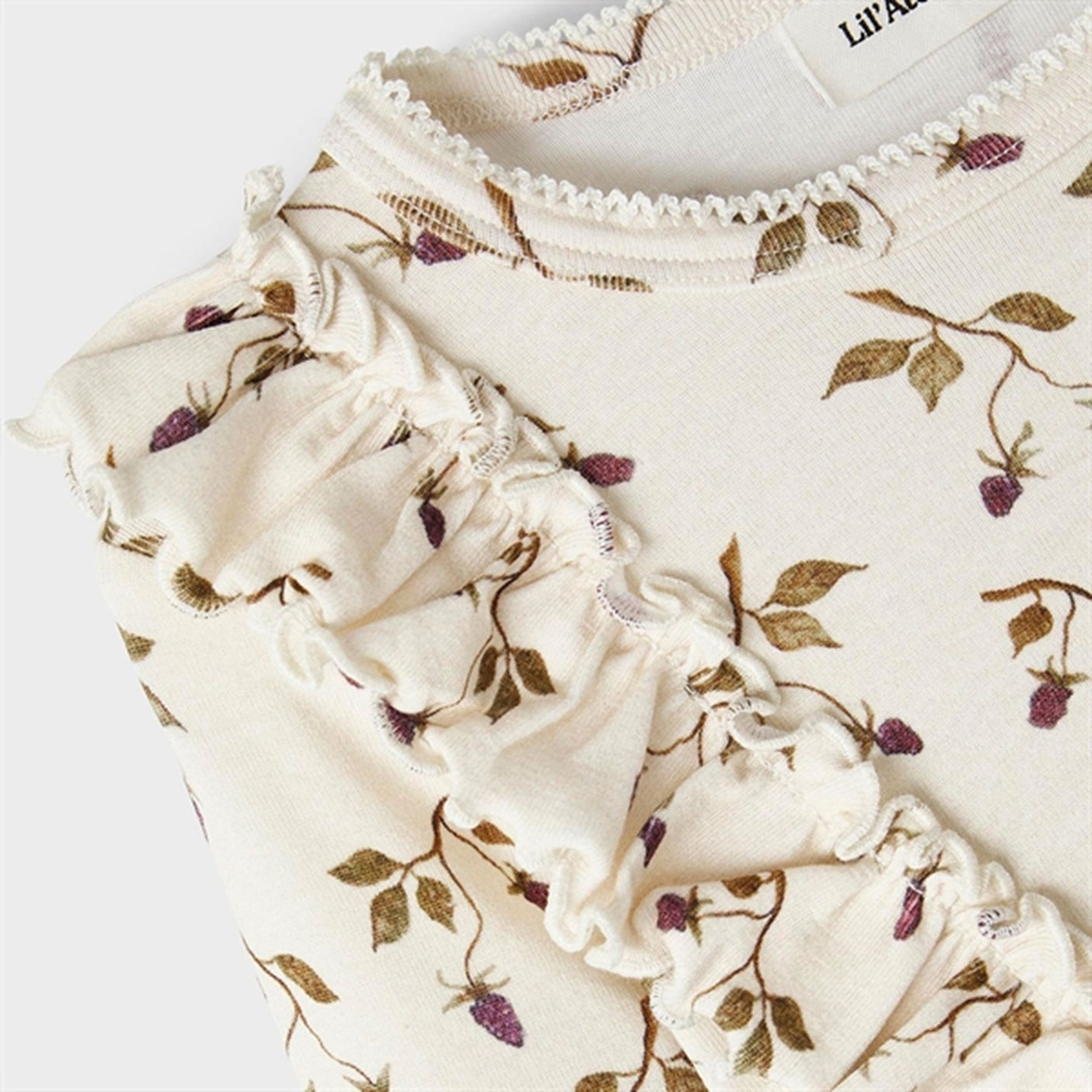 Lil'Atelier Turtledove/Berry Gaya Dress