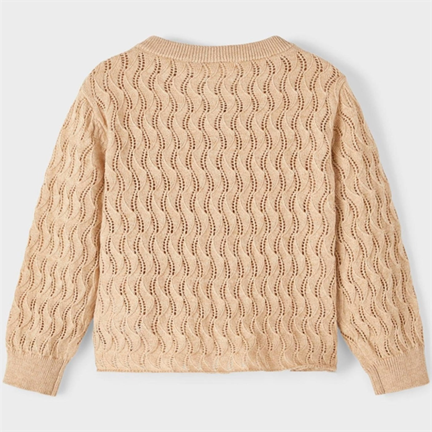 Lil'Atelier Warm Sand Nina Loose Knit Cardigan